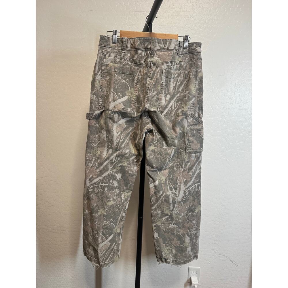 Ambercrombie & Fitch Mens Baggy Camo Demin Jeans Size 34/30 - Picture 2 of 3